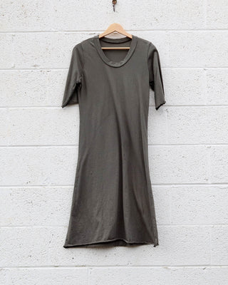 Sale - Tee Simplicity Short Dress / NC Cotton / S / Olive (358)