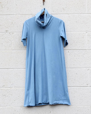 Sale - Pilgrim Ojai Short Dress / Stretch Cotton / S / Sky (368)