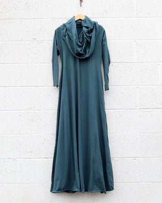 Sale - Super Cowl Babydoll Long Dress / NC Cotton / S / Seafoam (373)