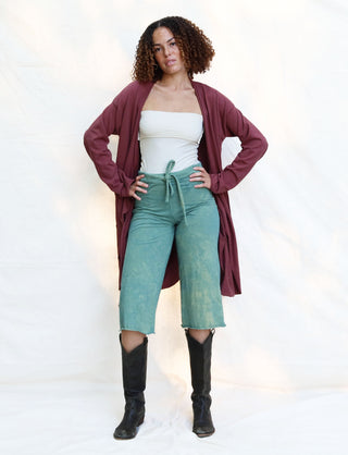 Drawstring Waist Simplicity Gauchos