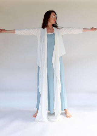 Cocoon Wrap Wrap Cropped Shirt