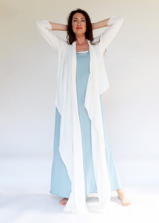 Cocoon Wrap Wrap Cropped Shirt