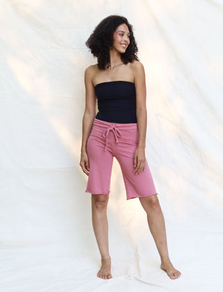 Drawstring Waist Simplicity Bermuda Shorts