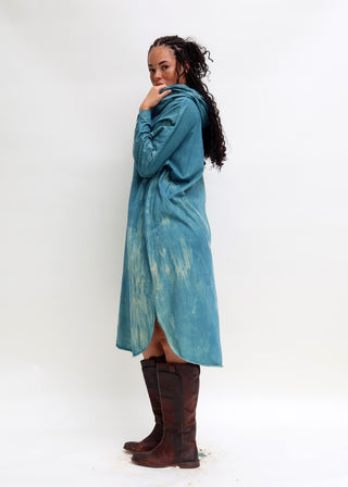 Beach Bum Poppy Bloom Below Knee Kaftan