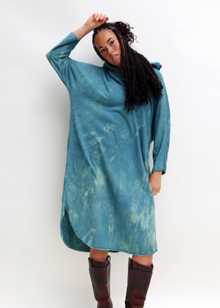 Beach Bum Poppy Bloom Below Knee Kaftan