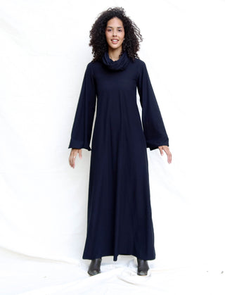 Bell Sleeve Chunky Cowl Ojai Long Dress