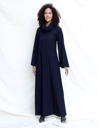 Bell Sleeve Chunky Cowl Ojai Long Dress