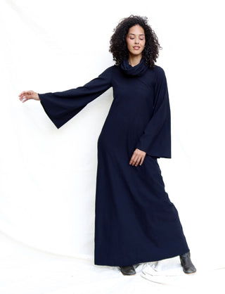 Bell Sleeve Chunky Cowl Ojai Long Dress