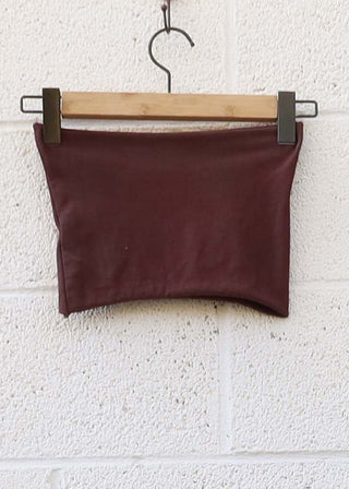 SALE - Boob Tube / 2XS / Cacao / Stretch Organic Cotton (19)