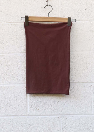 SALE -Tube Top / 2XS / Cacao / Stretch Organic Cotton (22)