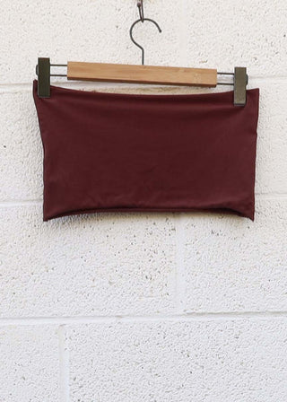 SALE - Boob Tube / Large / Cacao / Stretch Organic Cotton (86)