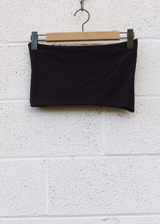 SALE - Boob Tube / Large / Midnight / Stretch Organic Cotton (93)