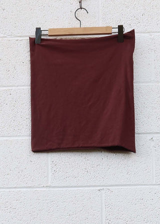 SALE - Tube Top / 3XL / Cacao / Stretch Organic Cotton (110)