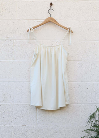 SALE - Dawn Shirt / Natural / M-XL / Raw Silk (128)