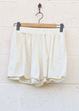 SALE - Mimosa Shorts / Natural / S / Raw Silk (159)