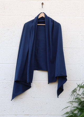 SALE - 2 Yard Wrap / Sapphire / One Size / Organic Cotton (184)