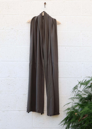 SALE - 3 Yard Shawl / Olive / One Size / Organic Cotton (186)