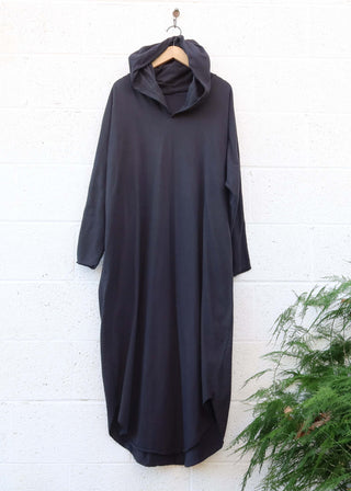 SALE - Beach Bum Poppy Bloom Long Kaftan / Midnight / M-XL / Organic Cotton (200)