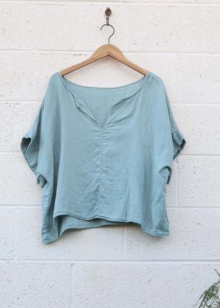 SALE - Sita Magnolia Shirt / M-XL / Lagoon / Double Gauze (270)