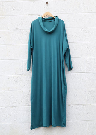SALE - Hampi Poppy Long Dress / M-XL / Raincloud / Organic Cotton (378)