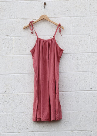 SALE - Dawn Short Dress / M / Blush / Light Hemp (383)