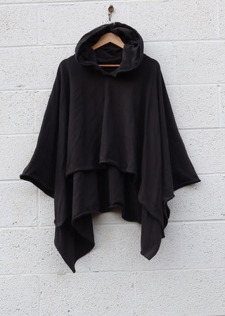 SALE - Beach Bum Cropped Cape / Forest / One Size / Heavy Stretch Cotton (384)