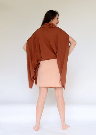 Super Cowl Cropped Shirt Chrysalis Cape