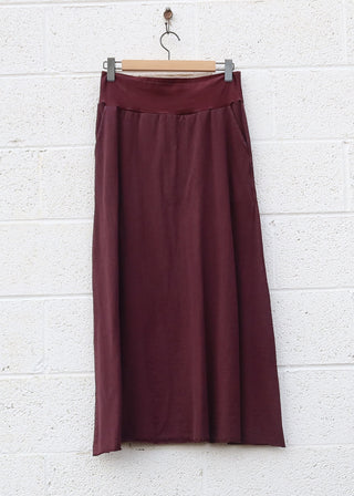 SALE - Joey Long Skirt / L / Cacao / Med Hemp (419)