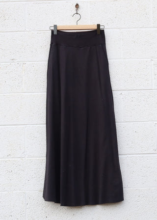 SALE - Joey Long Skirt / M / Midnight / Organic Cotton (435)