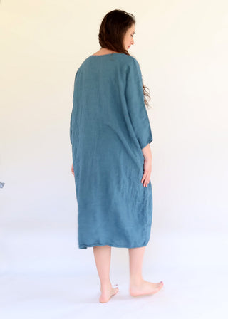 Sita Poppy Below Knee Kaftan