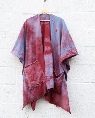 SALE - 2 Yard Poncho / One Size / Organic Cotton / Amethyst (492)