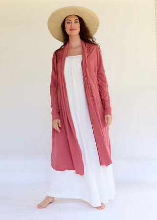 Poppy Below Knee Cardigan