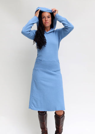 Beach Bum Hoodie Darjeeling Simplicity Below Knee Dress