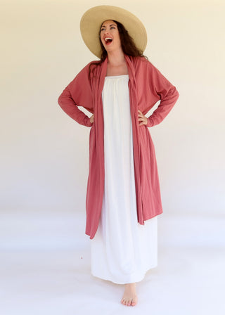 Poppy Below Knee Cardigan