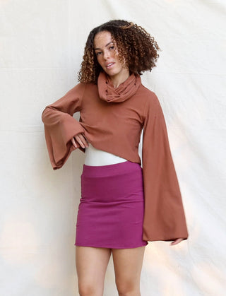 Bell Sleeve Chunky Cowl Ojai Bralette