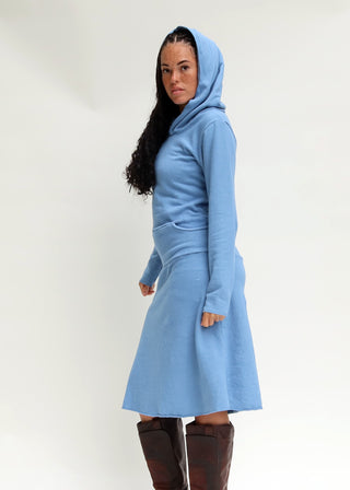 Beach Bum Hoodie Darjeeling Simplicity Below Knee Dress