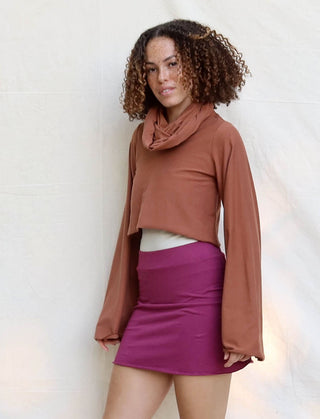 Bell Sleeve Chunky Cowl Ojai Bralette