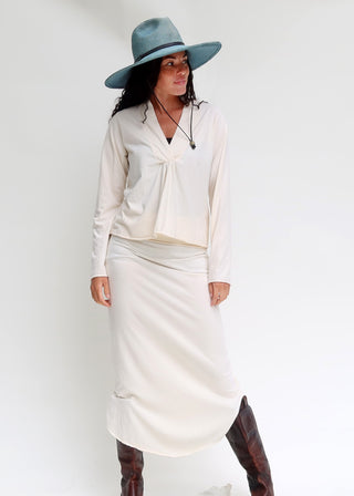 Bloom Pencil Long Skirt