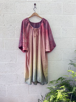 Drawstring Collar Bumble Bee Ayurvastra Kaftan (11)