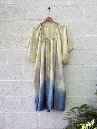Drawstring Collar Bumble Bee Ayurvastra Kaftan (31)