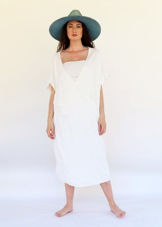 Layering Magnolia Below Knee Kaftan