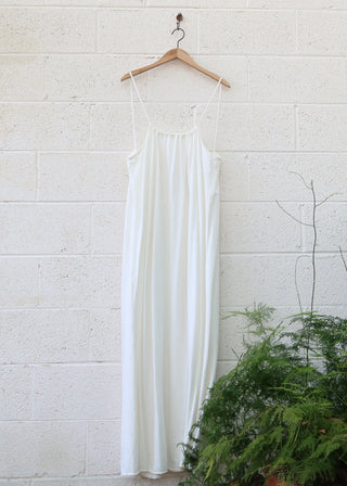 SAMPLE SALE - Dusk Long Dress / XXS-S / Light Hemp / Natural (8)