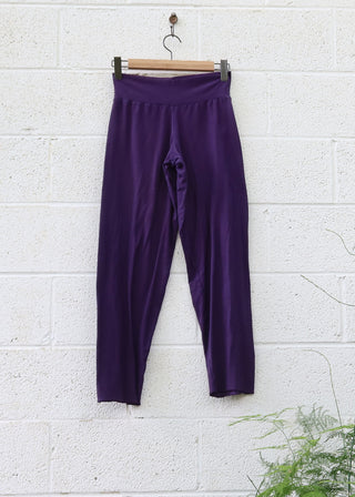 SALE - Virya Pant / S / Light Stretch Hemp / Eggplant (63)
