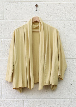 SAMPLE SALE - Poppy Cardigan / 2XS-S / Pomegranate / Light Hemp / (86)