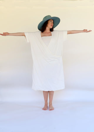 Layering Magnolia Below Knee Kaftan