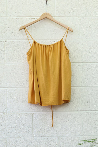 SAMPLE SALE - Dusk Shirt / S / Light Hemp / Mustard / (204)