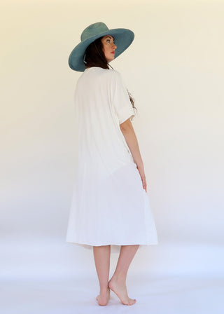 Layering Magnolia Below Knee Kaftan