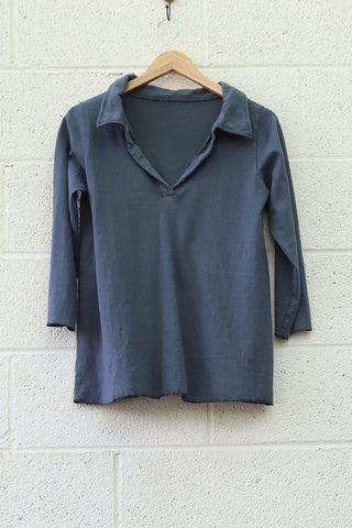 SAMPLE SALE - Preppy Ojai Shirt / S / Med Hemp / Grey / (217)