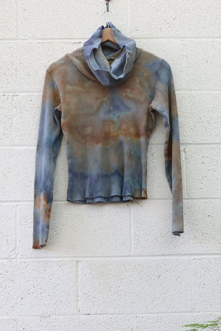 OOAK - Pilgrim Simplicity Cropped Shirt / S / Thermal / Ice Dye (277)