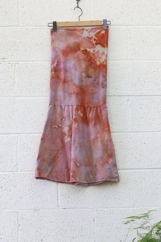 OOAK - Love Me 2 Times Short Dress / S / Tissue Hemp / Ice Dye (345)